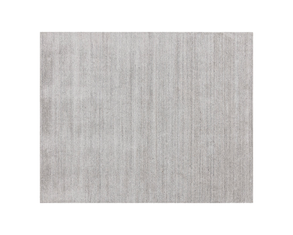 Alaska Hand-loomed Rug - Grey / Ivory Swatch