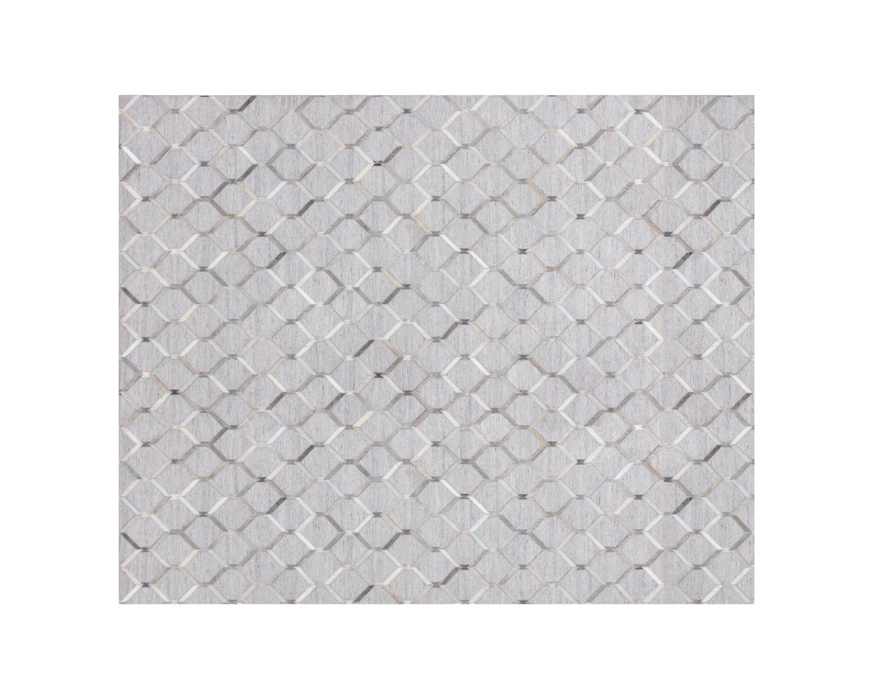 Bordeaux Hand-loomed Rug - Ivory / Grey Swatch