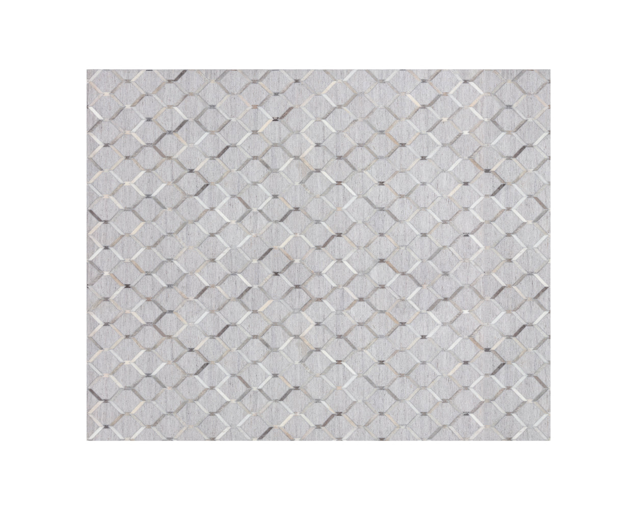Bordeaux Hand-loomed Rug - Ivory / Grey Swatch