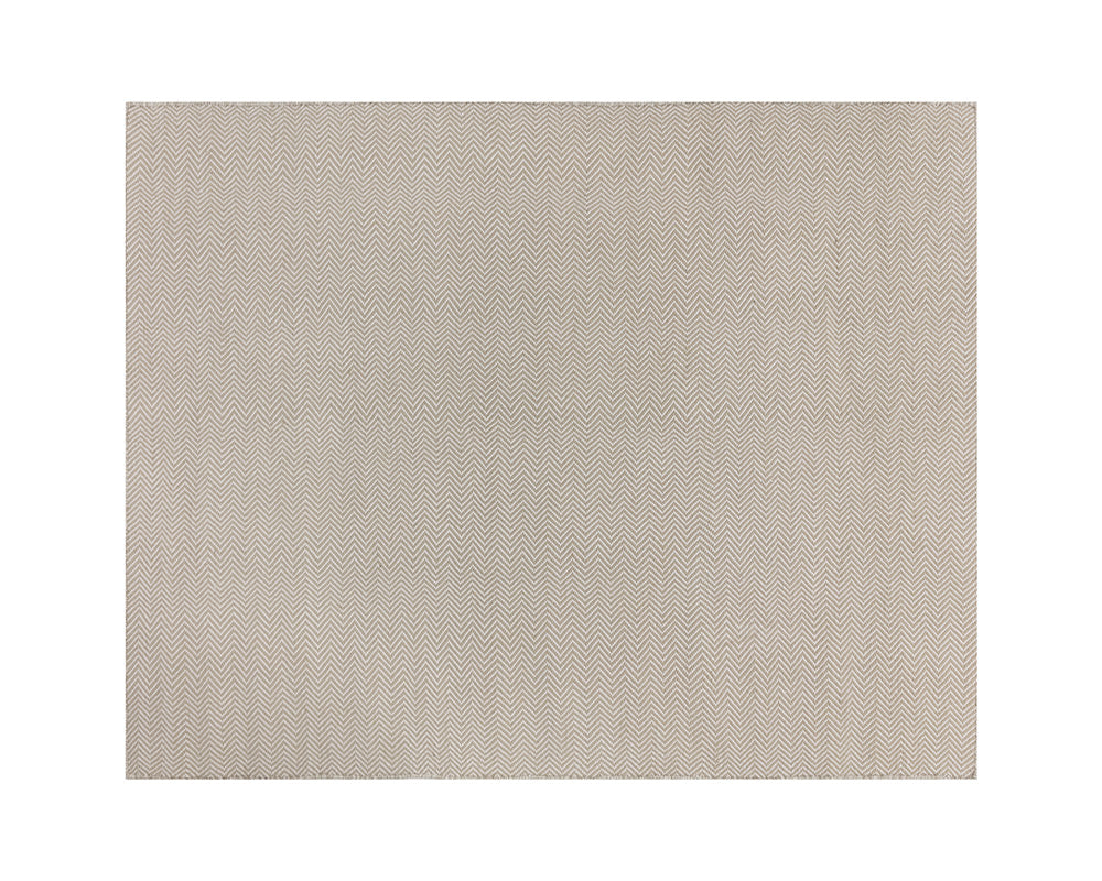 Cusco Hand-woven Rug - Oyster / Grey Swatch