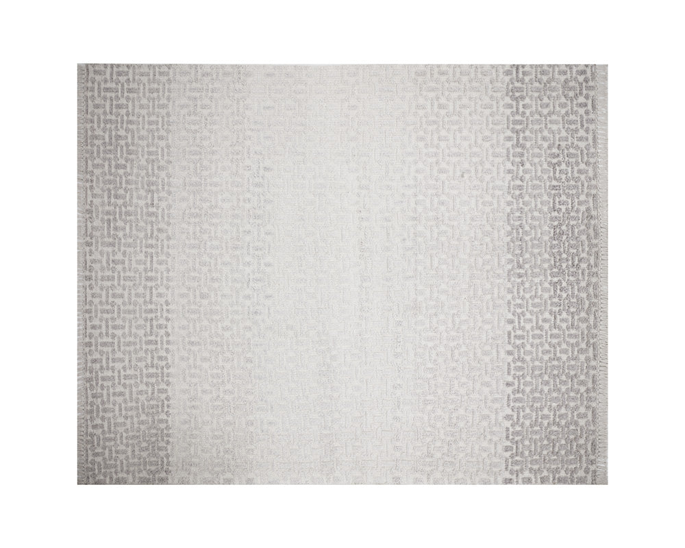 Ingrid Hand-knotted Rug - Grey / Ivory Swatch