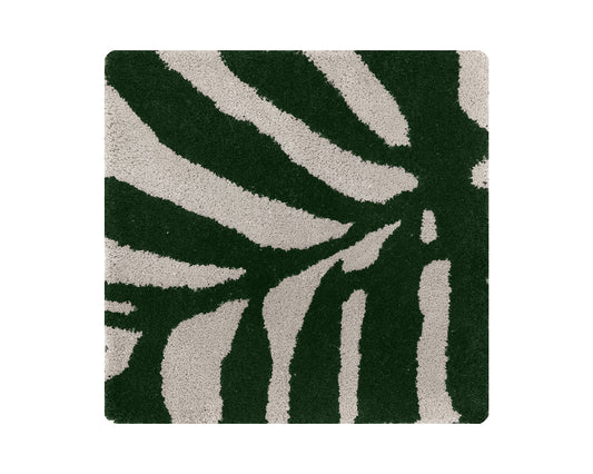 Palma Hand-woven Rug - Green / Beige Swatch