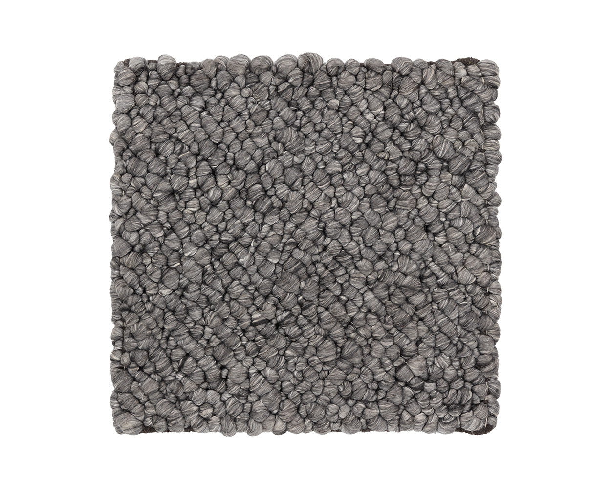 Umea Hand-woven Rug - Black Swatch