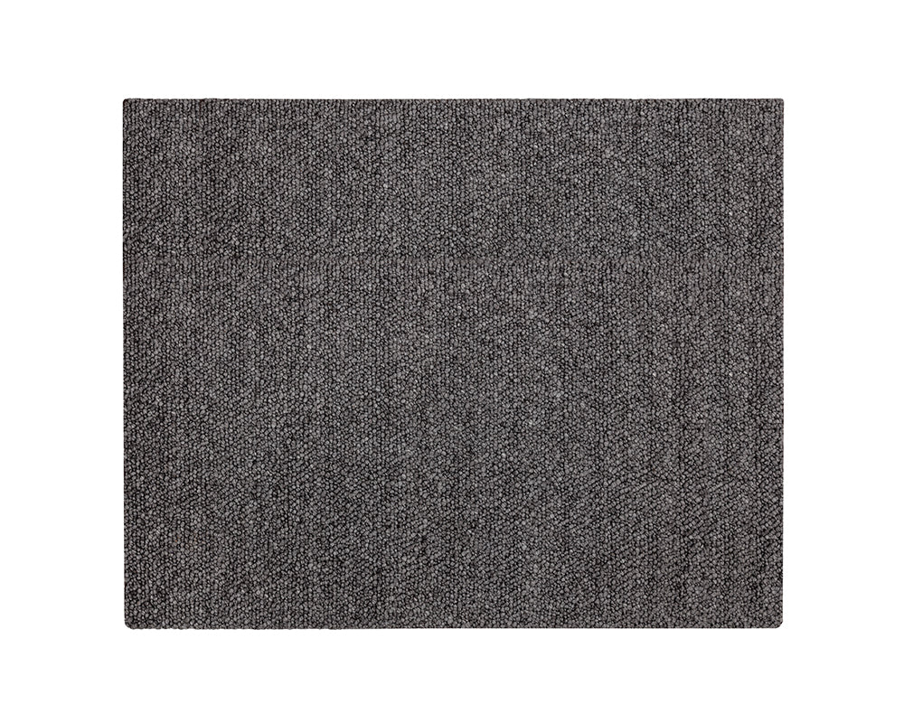 Umea Hand-woven Rug - Black Swatch