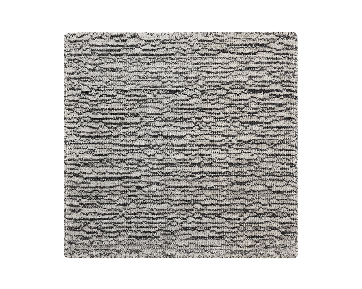 Whistler Hand-loomed Rug - Black / White Swatch