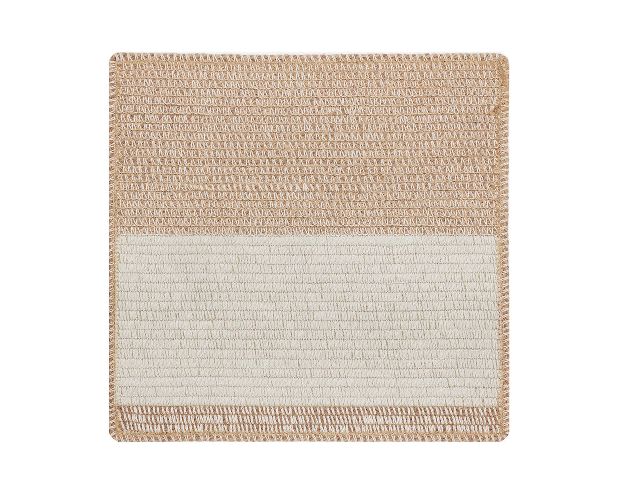 Derby Hand-woven Rug - Sand / Cream Swatch