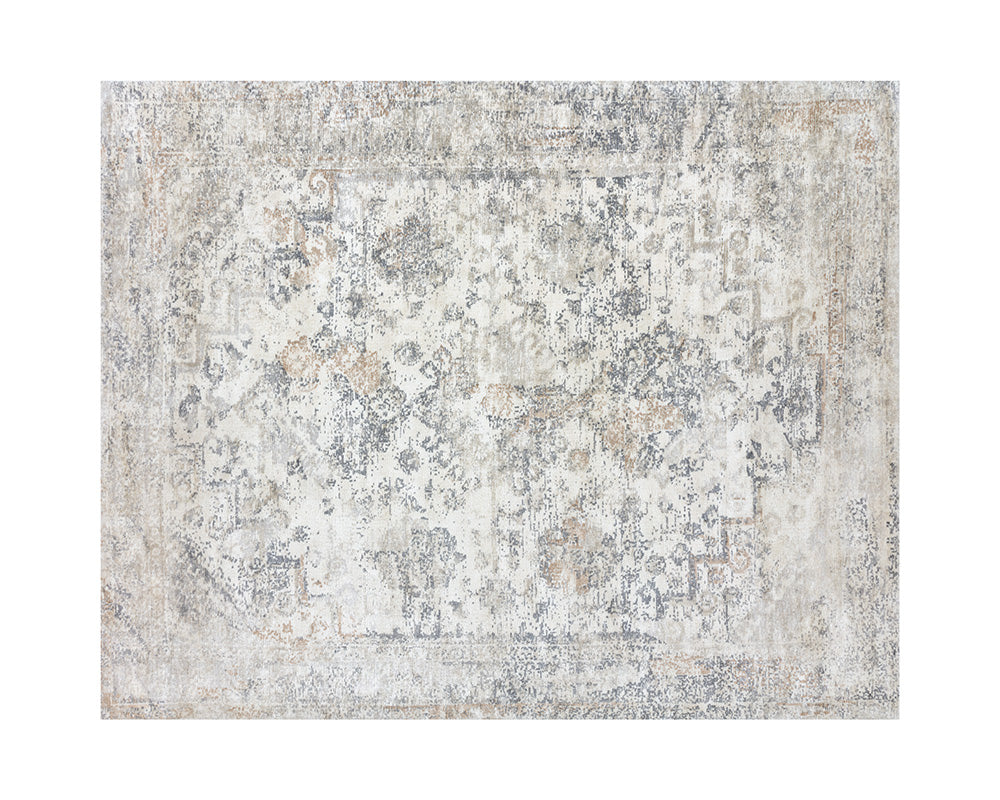 Zagora Loom-knotted Rug - Grey Swatch