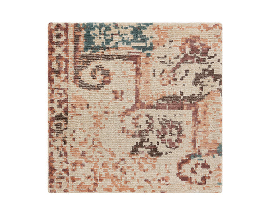 Zagora Loom-knotted Rug - Rust Swatch
