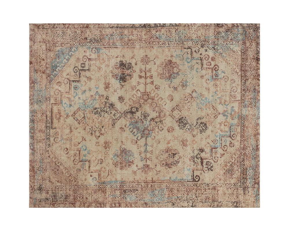 Zagora Loom-knotted Rug - Rust Swatch
