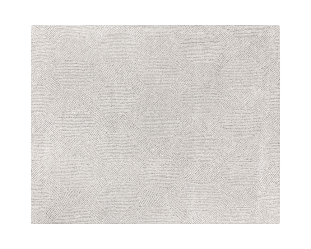 Calais Hand-tufted Rug - Oatmeal / Grey Swatch
