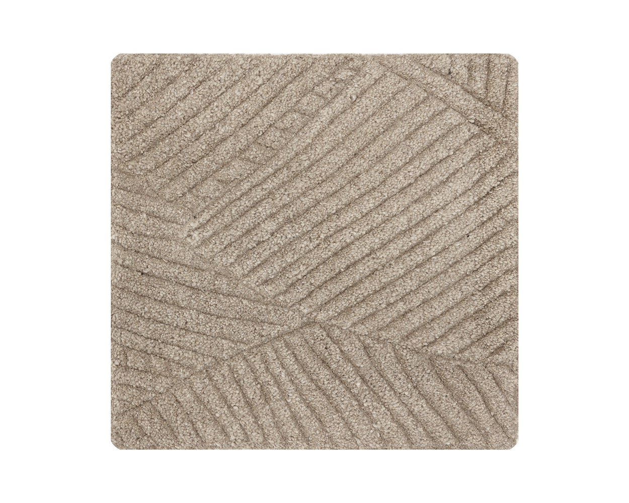 Calathea Hand-tufted Rug - Sand Swatch