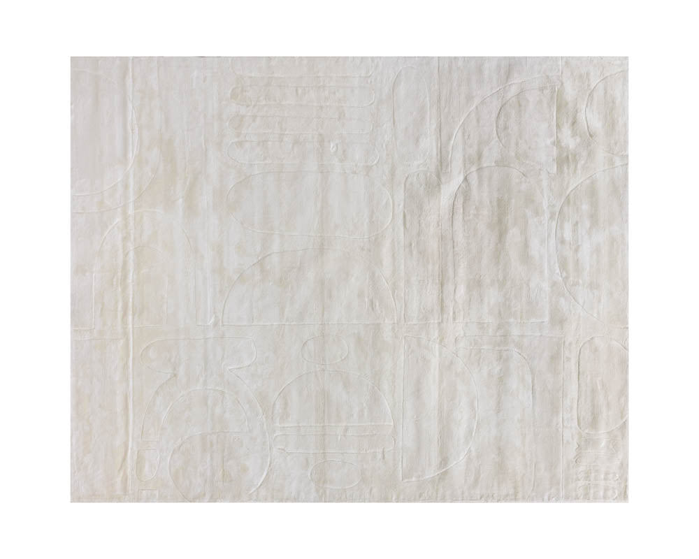 Caruso Hand-loomed Rug - Cream / Ivory Swatch