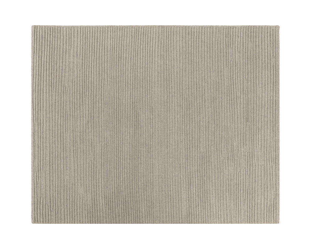 Deva Hand-woven Rug - Taupe Swatch