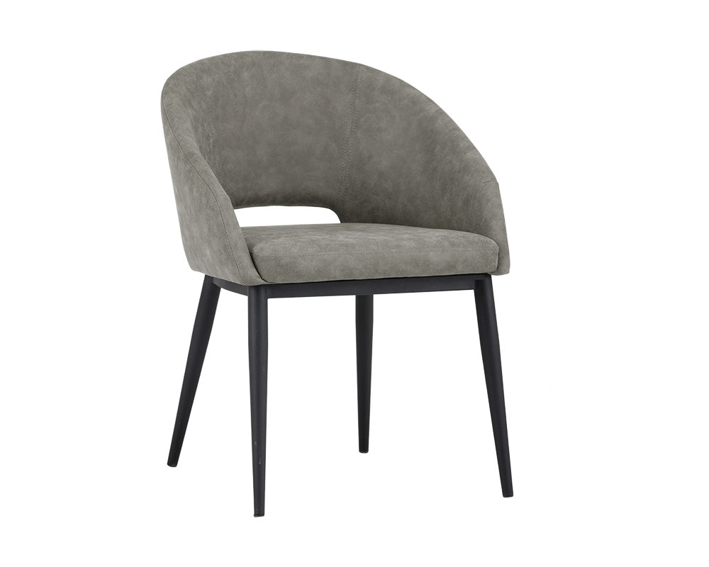 Thatcher Dining Armchair - Black