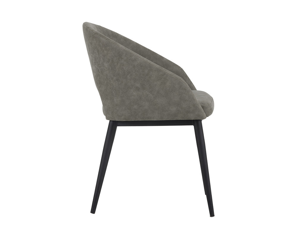 Thatcher Dining Armchair - Black