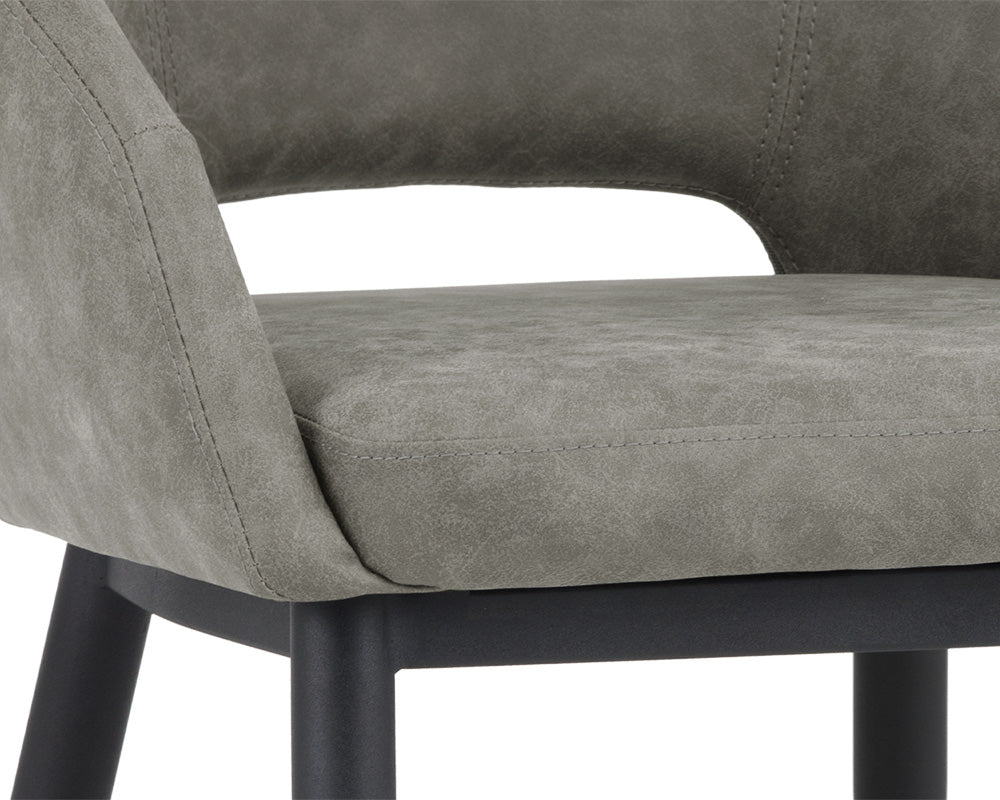 Thatcher Dining Armchair - Black