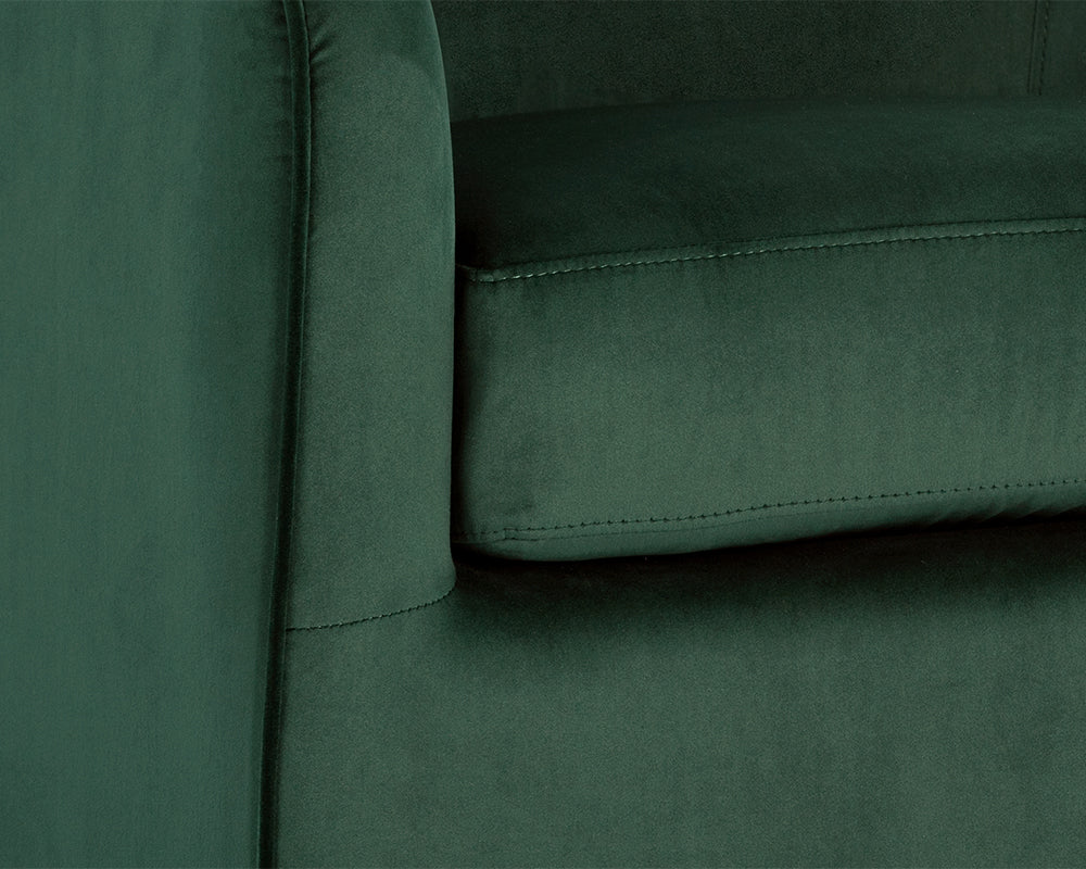 Hazel Swivel Lounge Chair - Gold