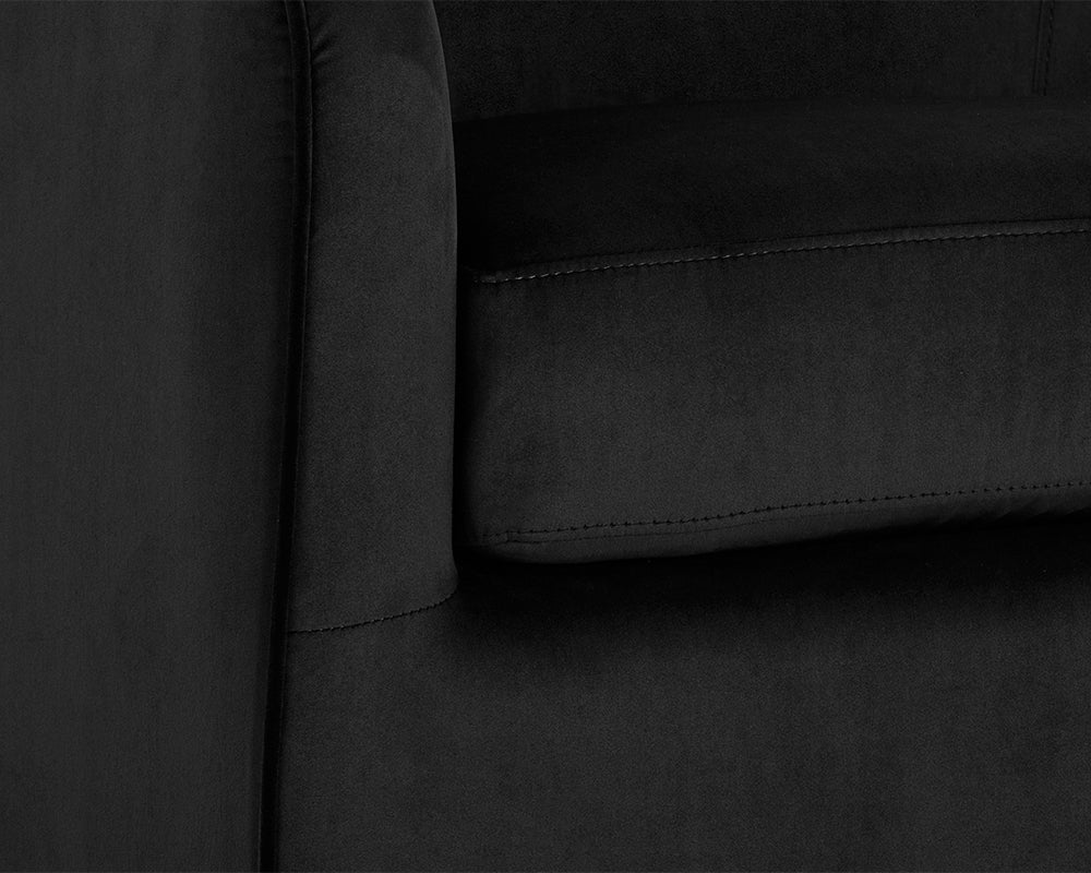 Hazel Swivel Lounge Chair - Gold