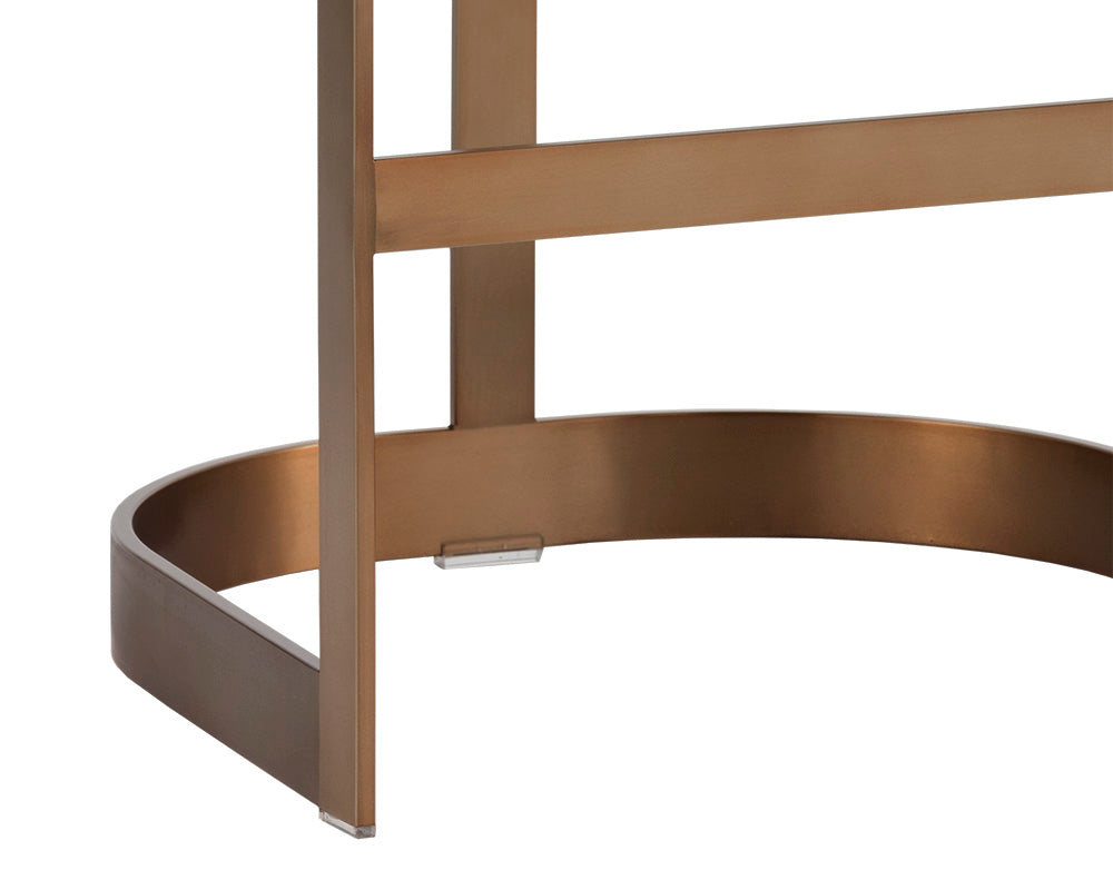 Beaumont Counter Stool - Antique Brass
