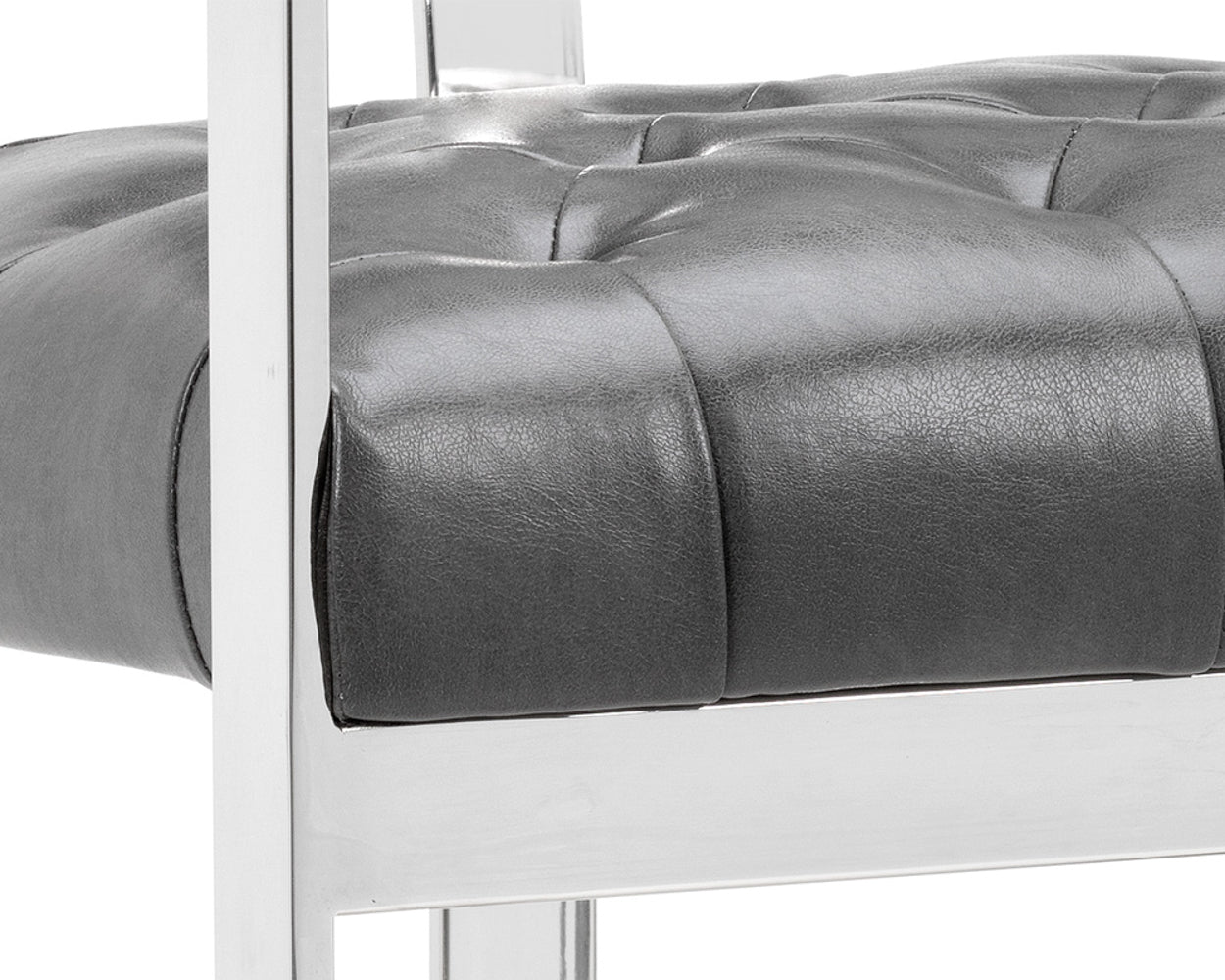 Beaumont Counter Stool - Stainless Steel