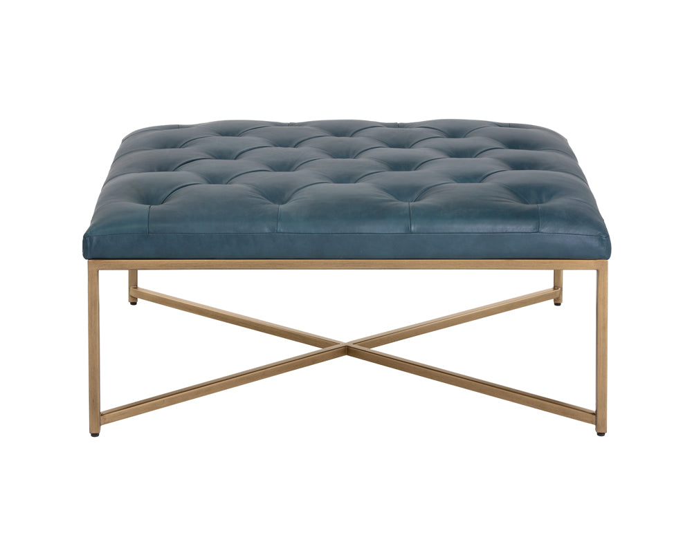 Endall Ottoman - Antique Brass