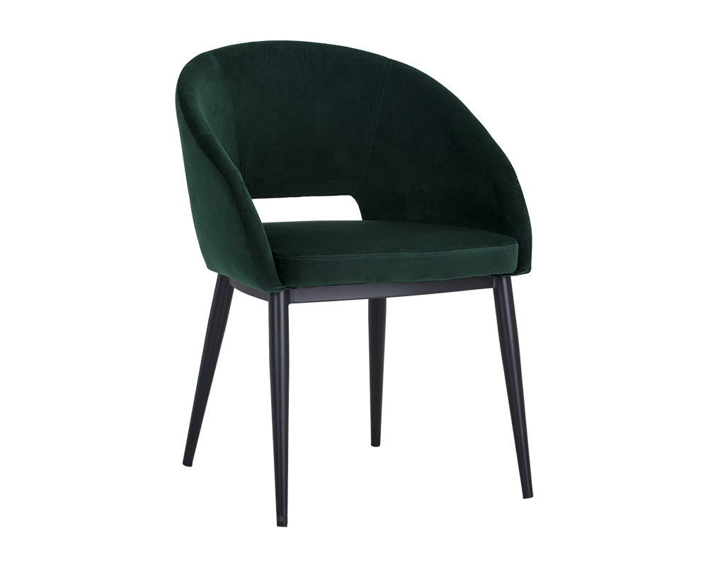 Thatcher Dining Armchair - Black
