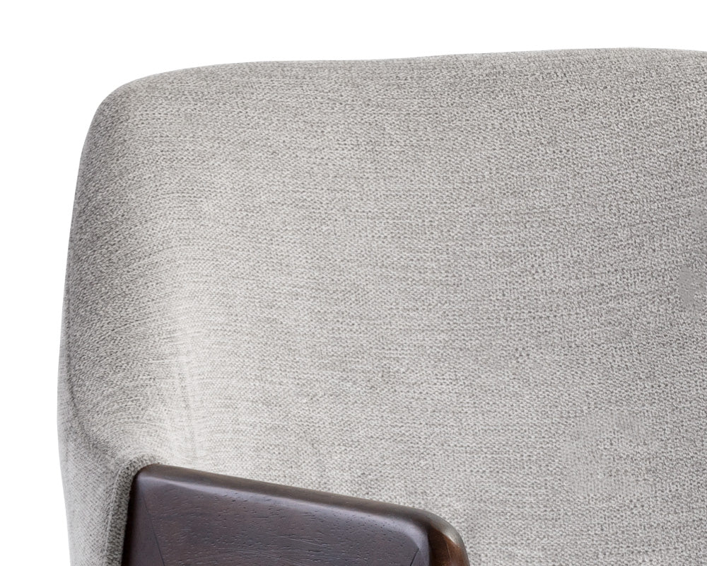 Milton Dining Armchair - Smoke Acacia