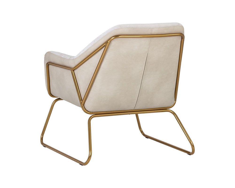 Watts Lounge Chair - Gold