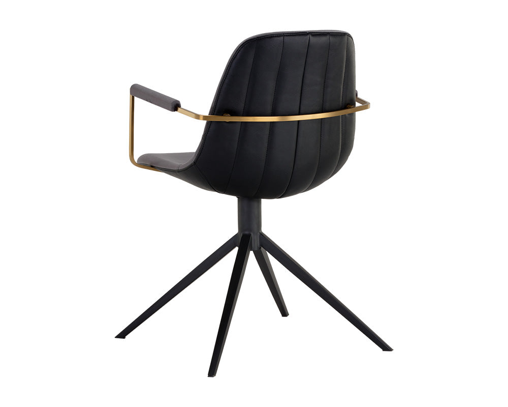 Cassius Swivel Dining Armchair