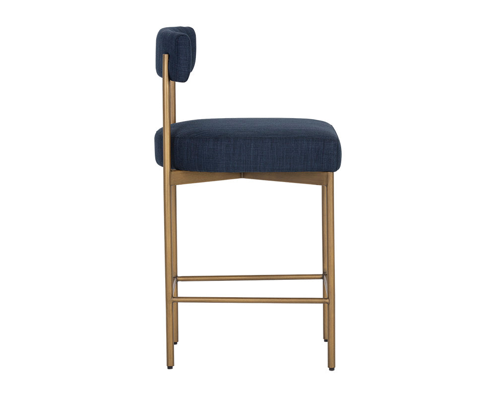 Seneca Counter Stool - Antique Brass