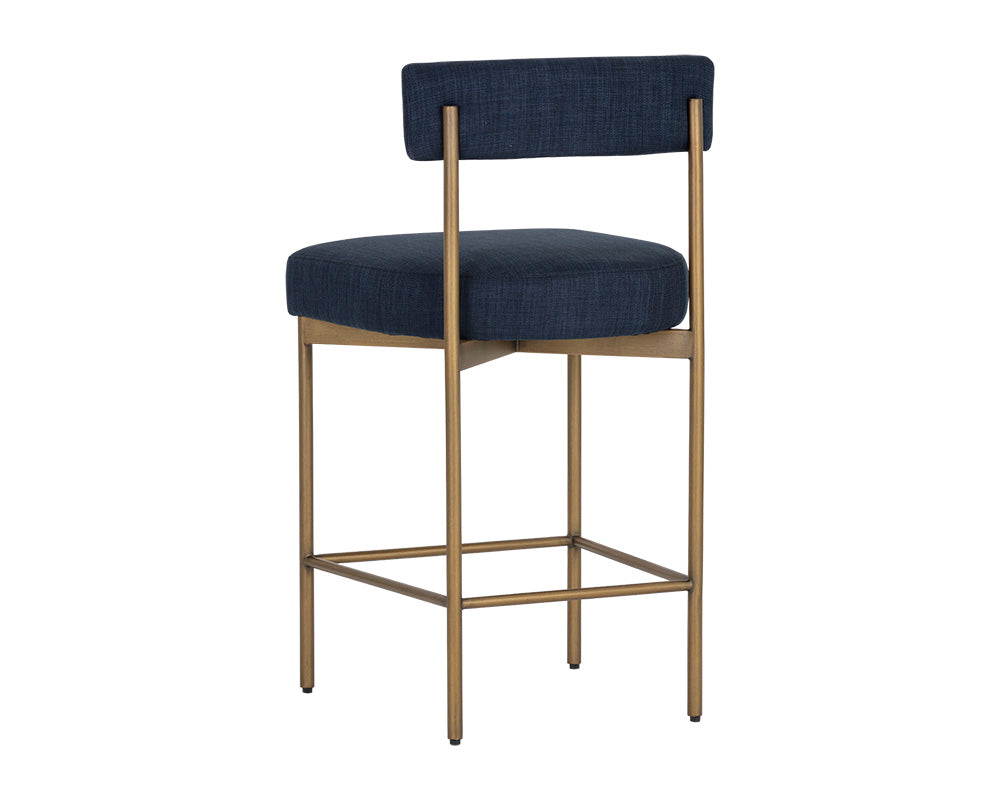 Seneca Counter Stool - Antique Brass