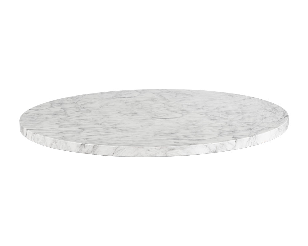 Cypher Dining Table Top - Marble Look - 55"