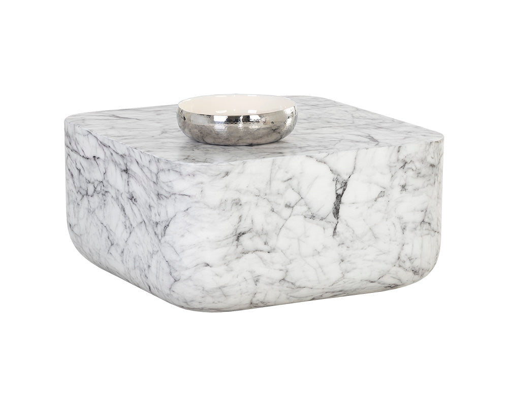 Strut Coffee Table - Marble Look