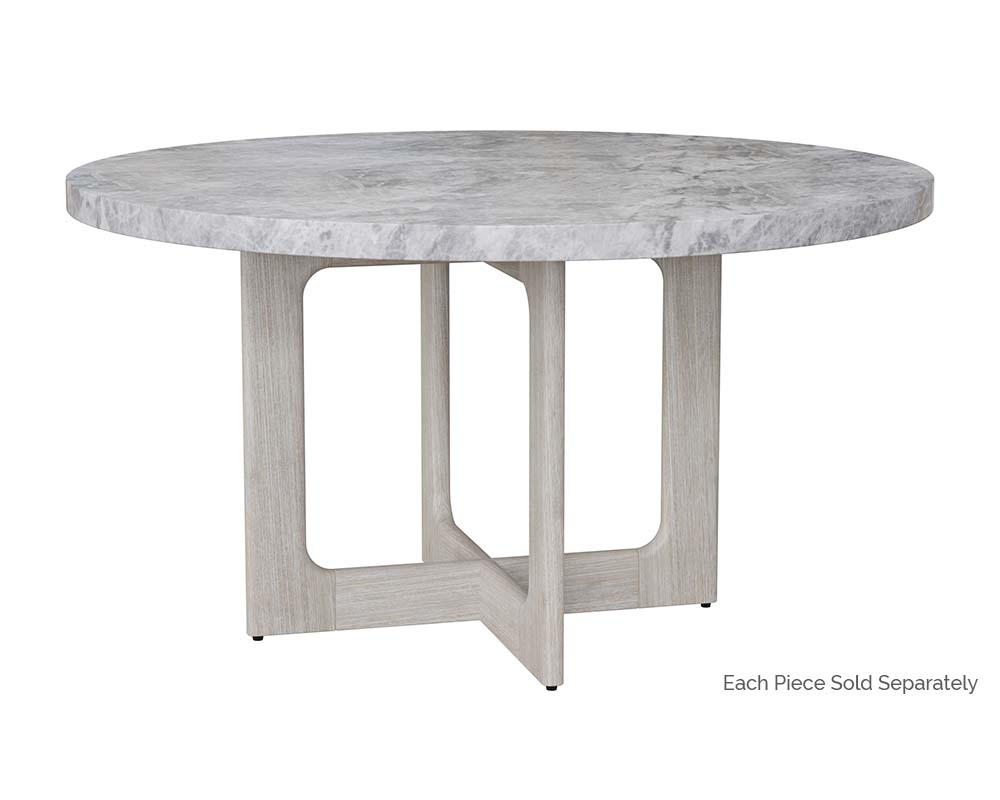 Cypher Dining Table Top - Marble Look - 55"