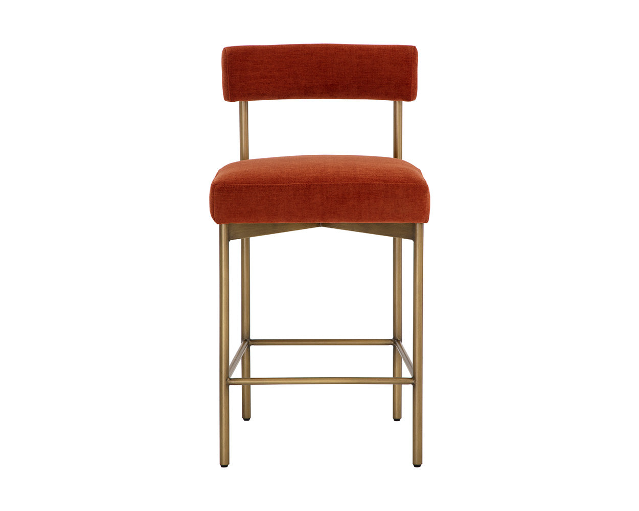 Seneca Counter Stool - Antique Brass