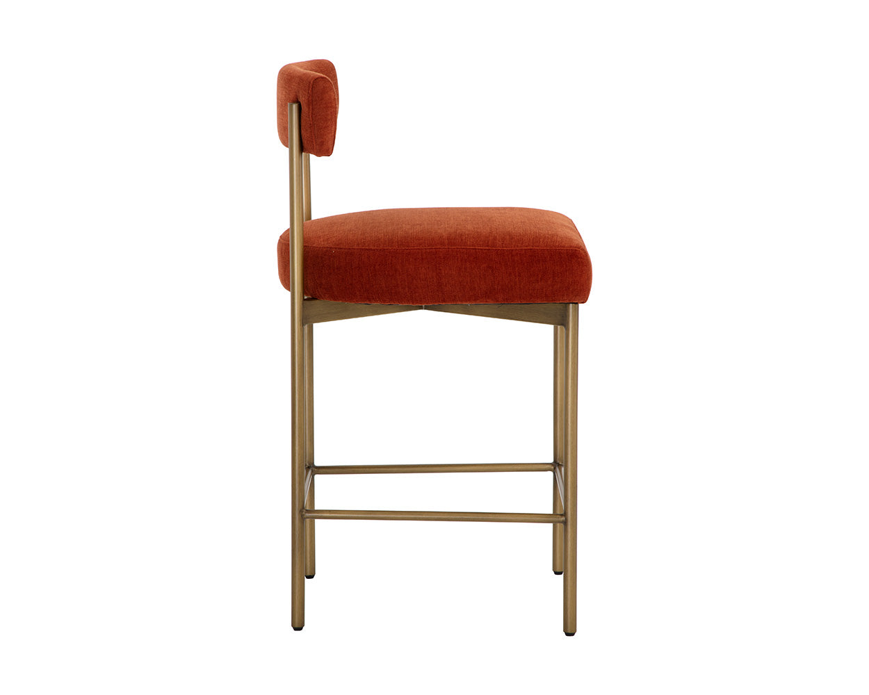 Seneca Counter Stool - Antique Brass