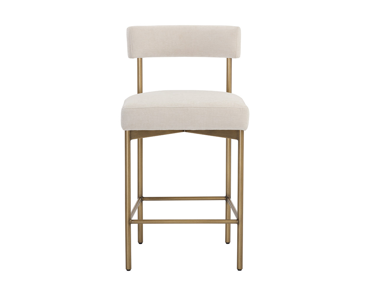 Seneca Counter Stool - Antique Brass