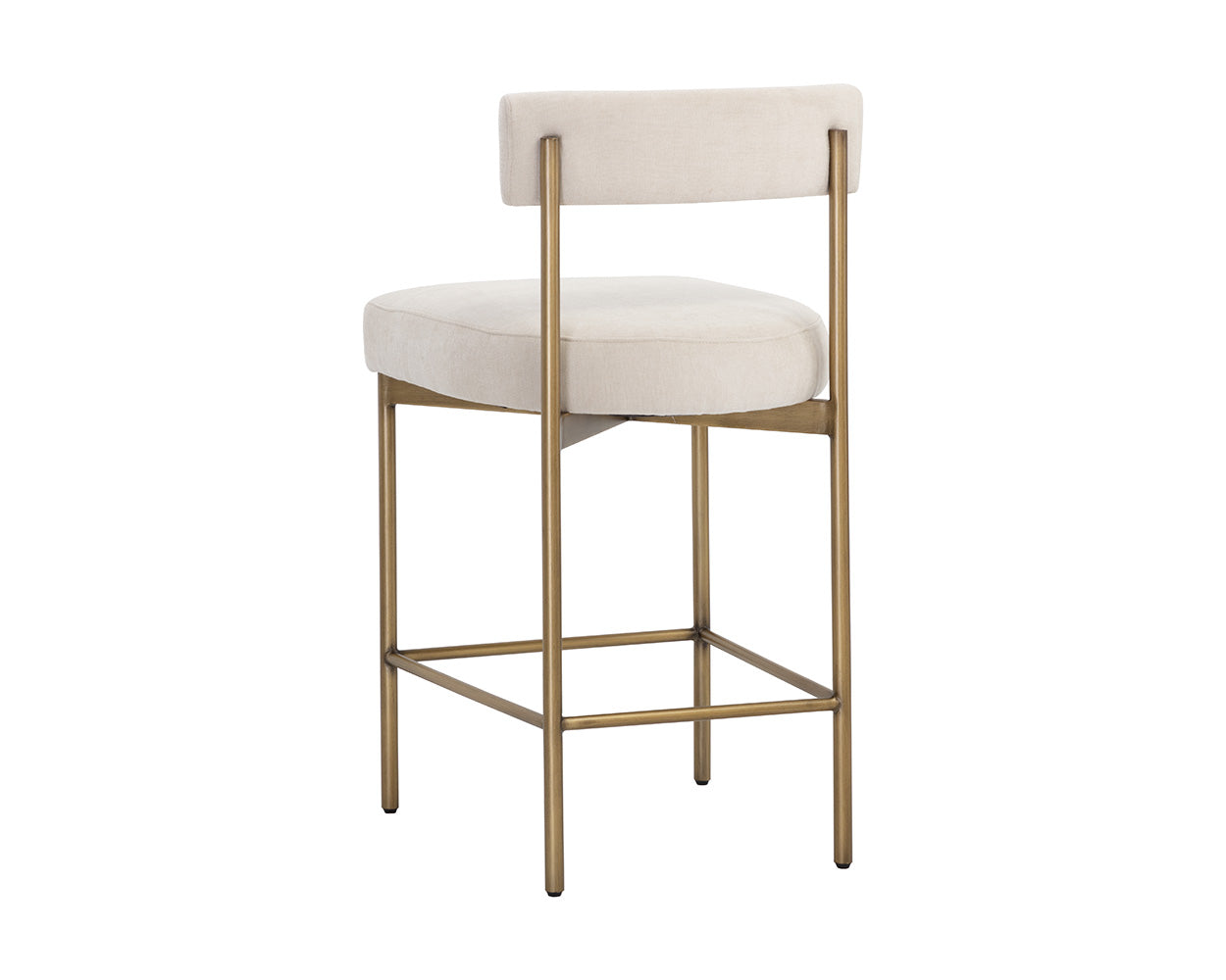 Seneca Counter Stool - Antique Brass
