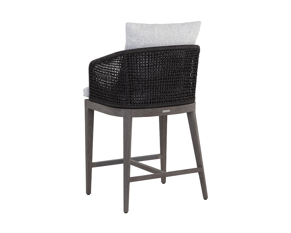 Capri Counter Stool - Smoke Grey