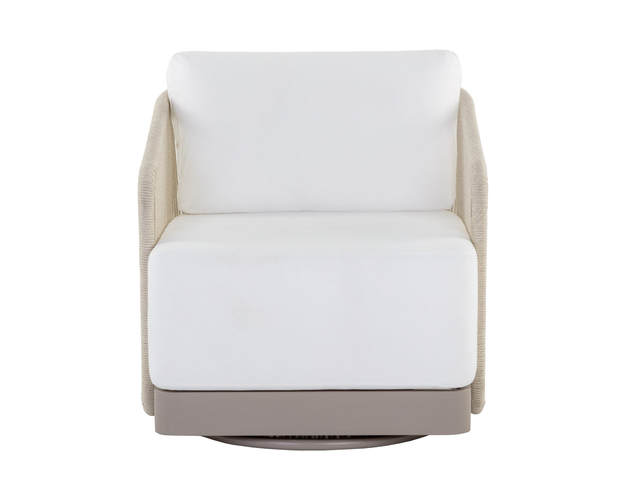 Allariz Swivel Armchair - Greige