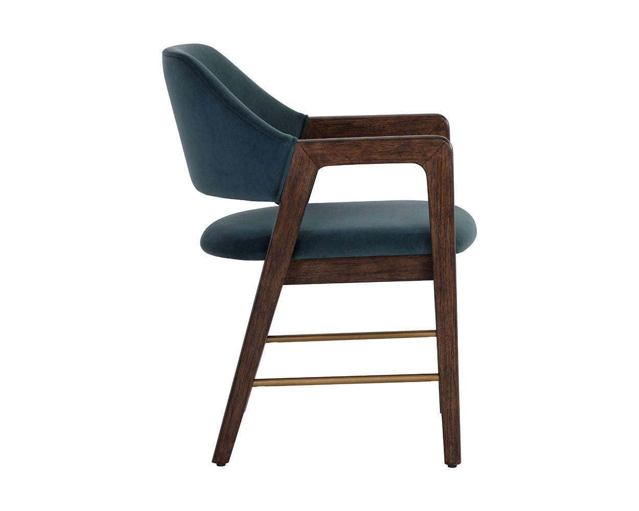 Milton Dining Armchair - Smoke Acacia