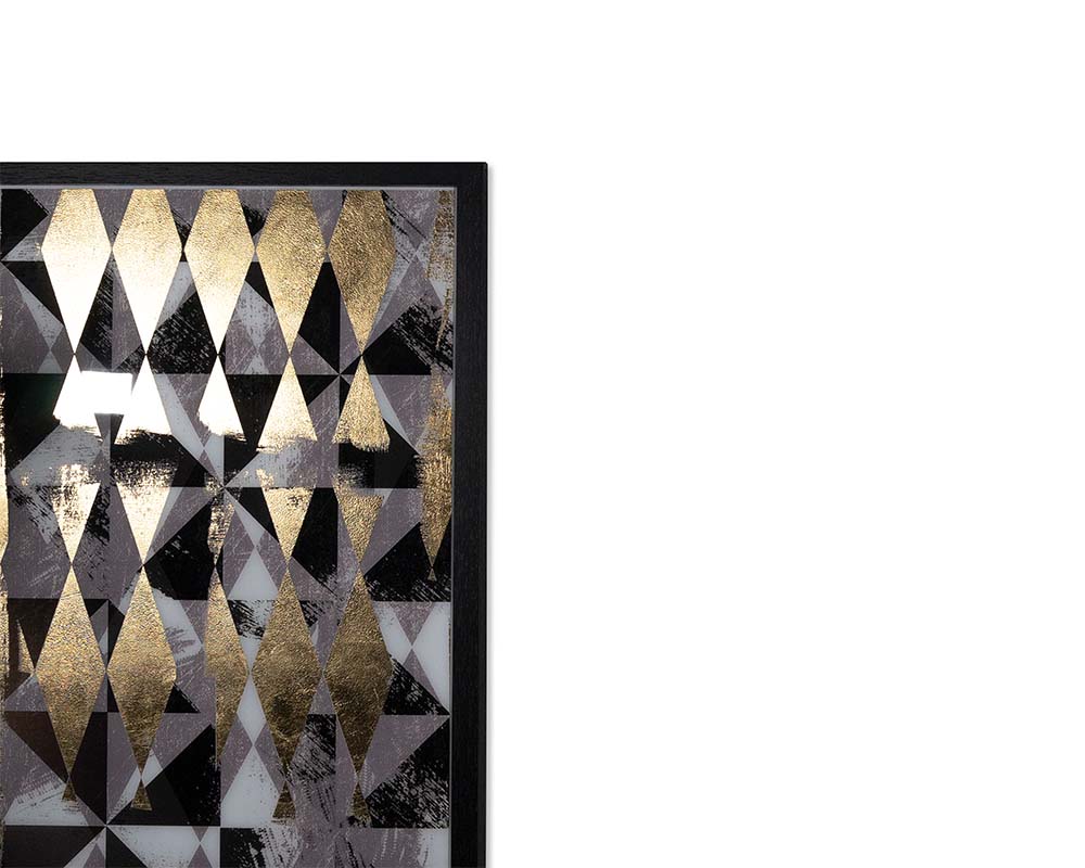 Overprint (set Of 2) - 38" X 48" - Black Frame