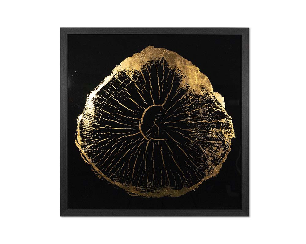 Time Lines (set Of 4) - 30" X 30" - Charcoal Frame