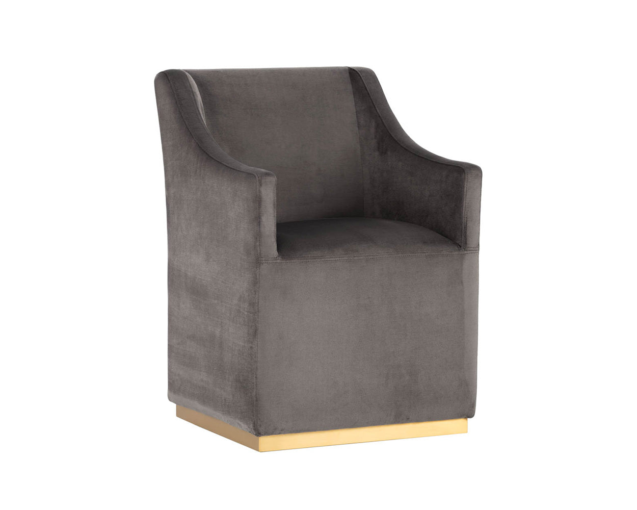 Zane Wheeled Dining Armchair