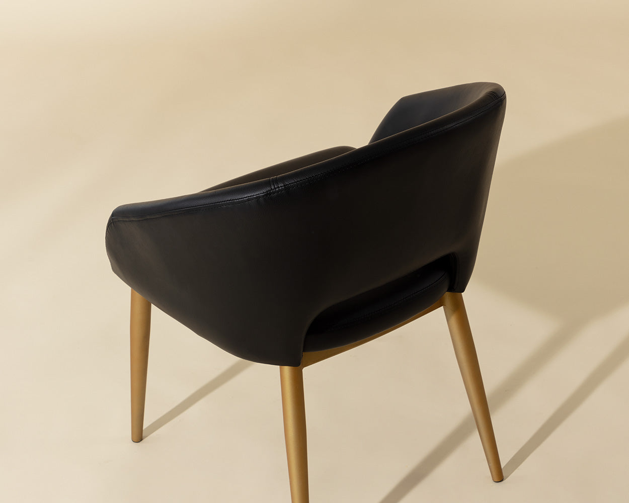 Thatcher Dining Armchair - Champagne Gold