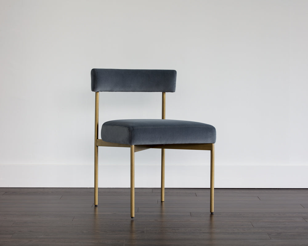 Seneca Dining Chair - Antique Brass