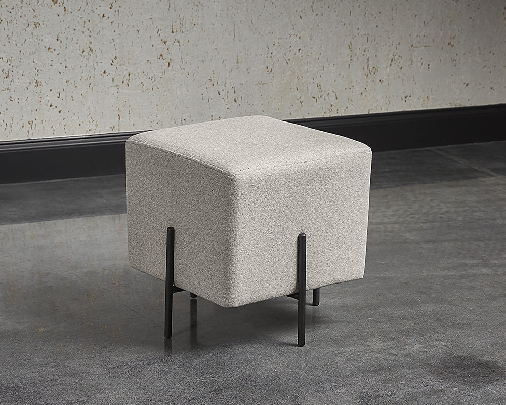 Heston Ottoman - Black