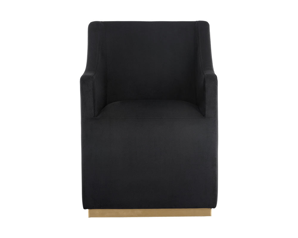 Zane Wheeled Dining Armchair