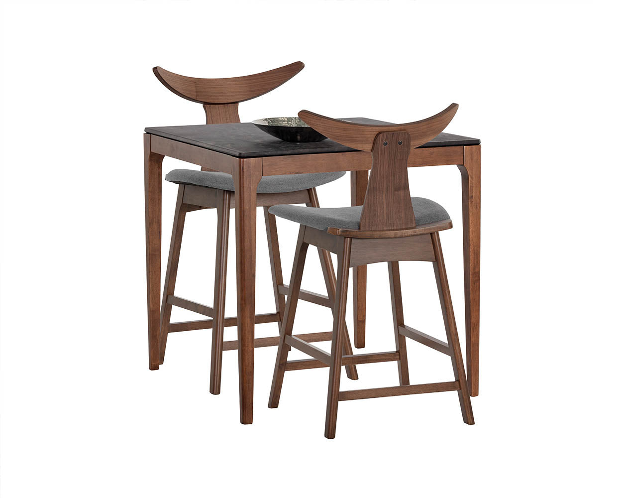 Jaxton Counter Stool - Walnut