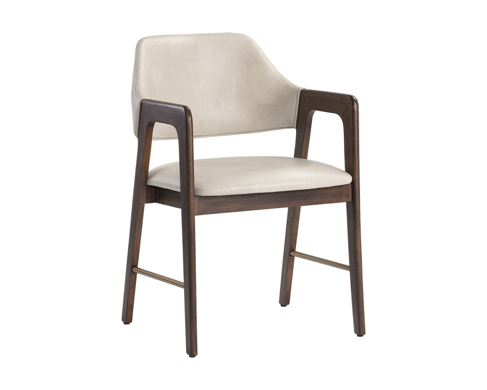 Milton Dining Armchair - Smoke Acacia